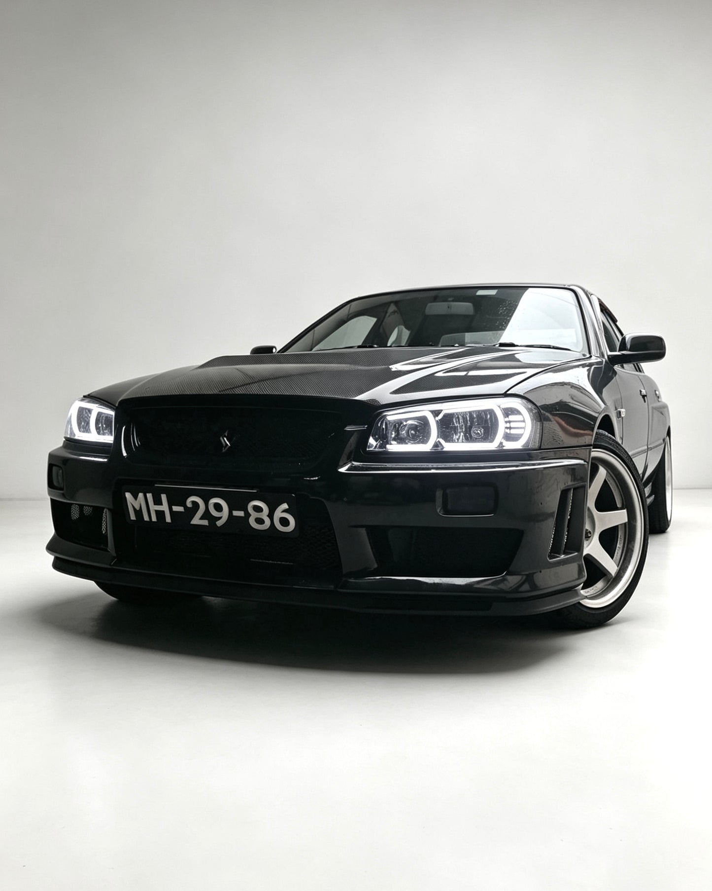 JDD DRL Headlights For Nissan Skyline R34 GT-R BNR34/GTT ER34 1998-2002 (bargain price)