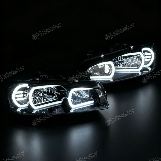JDD DRL Headlights For Nissan Skyline R34 GT-R BNR34/GTT ER34 1998-2002 (bargain price)