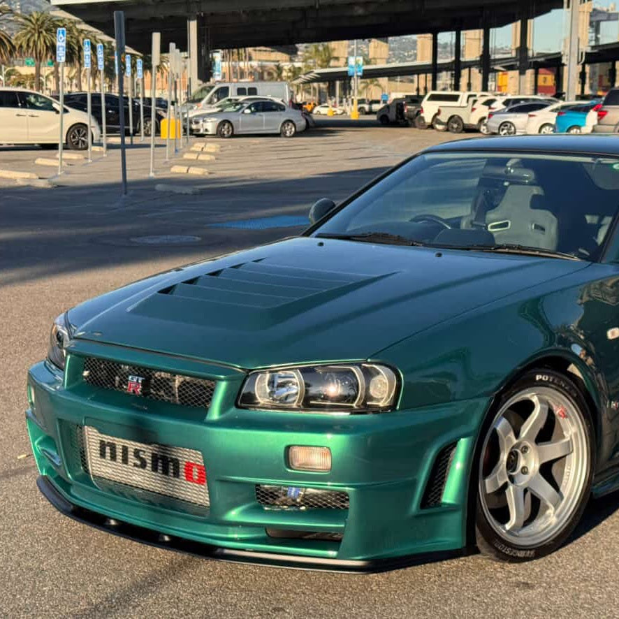 LED PROJECTOR Headlights For Nissan Skyline R34 GTR GT-R BNR34/GTT ER34 1998-2002 Projector Style