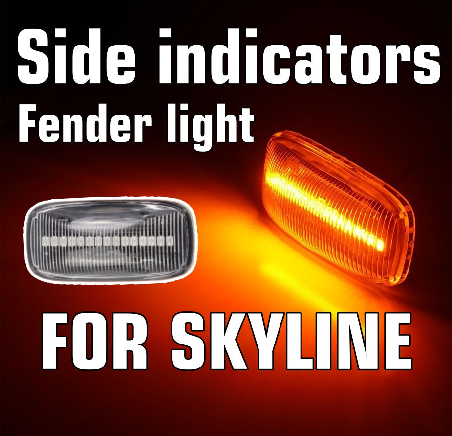 Side indicators fender light for Nissan Skyline R34 Skyline GTR R33