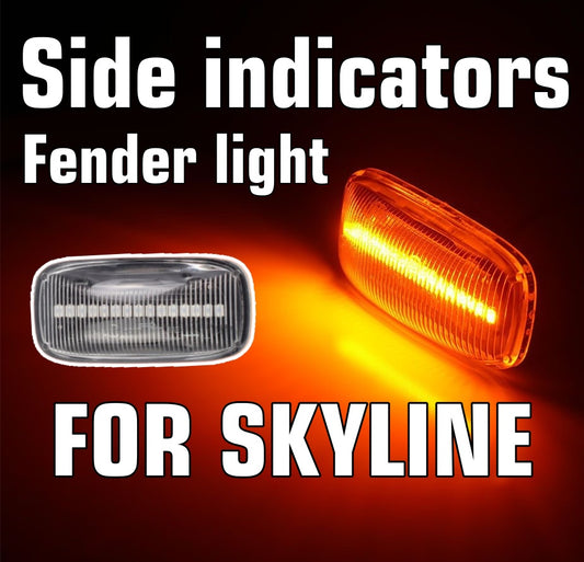 Side indicators fender light for Nissan Skyline R34 Skyline GTR R33