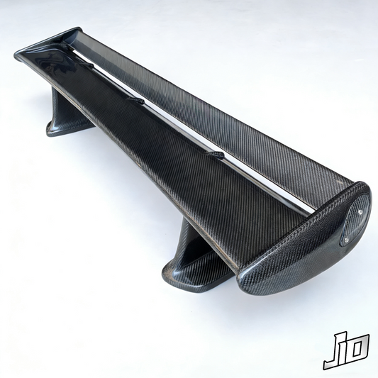 OEM REAR SPOILER WITH BLADE + CAPS FOR 1999-2002 NISSAN SKYLINE R34 GTR GTT ER34